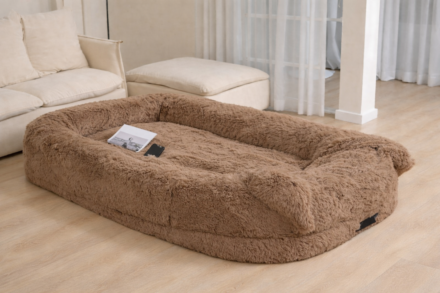 THE PLUFL CozyNap Human-Pet Bed