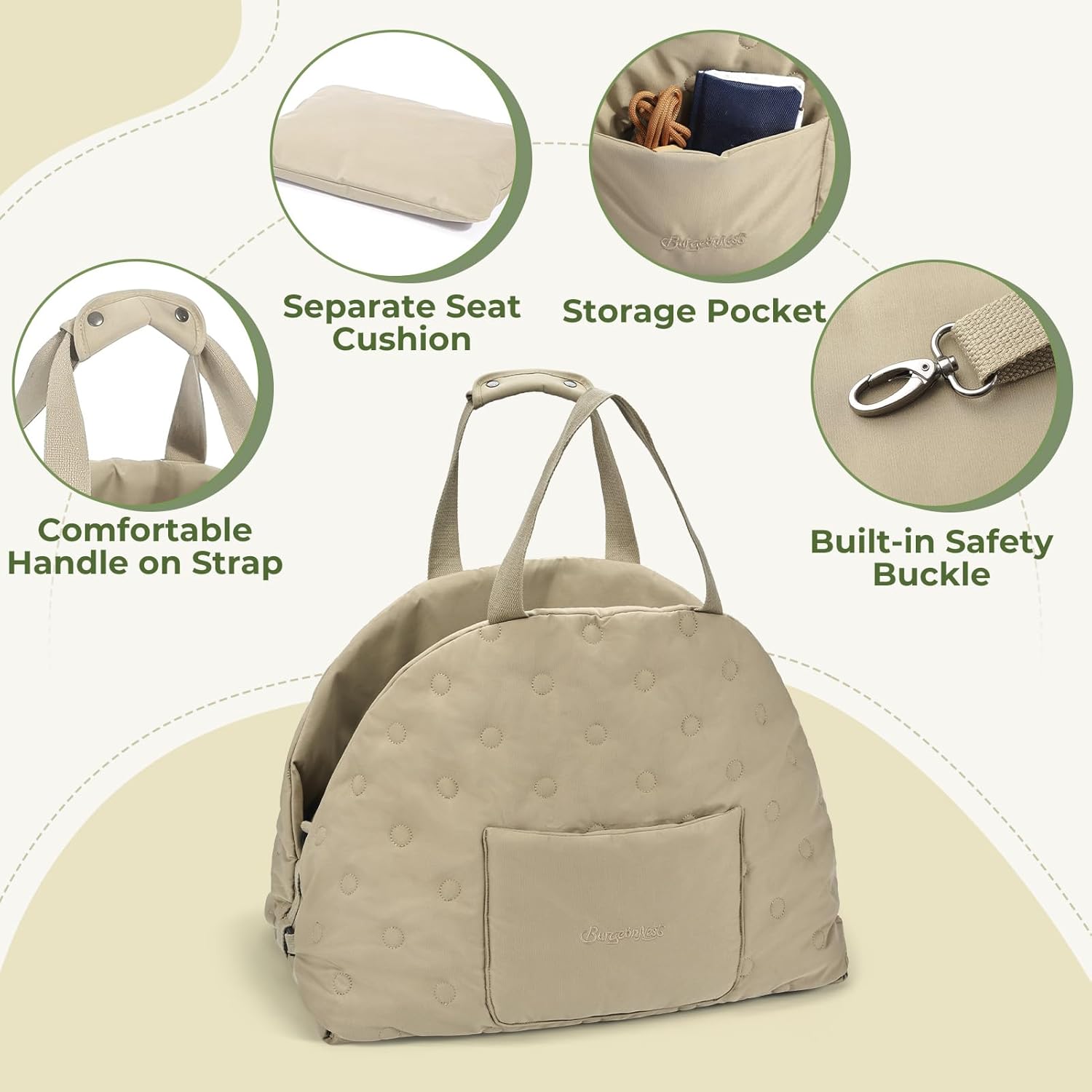 Elegant Trio Pet Carrier for Medium Pets