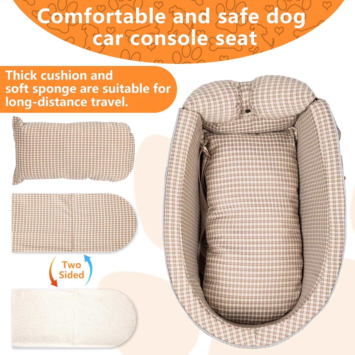 PetSafe Deluxe Console Car Seat for Small Dogs