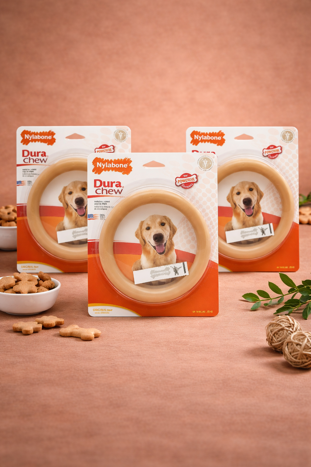 DuraChew Nylon Ring 3PCS for Dogs