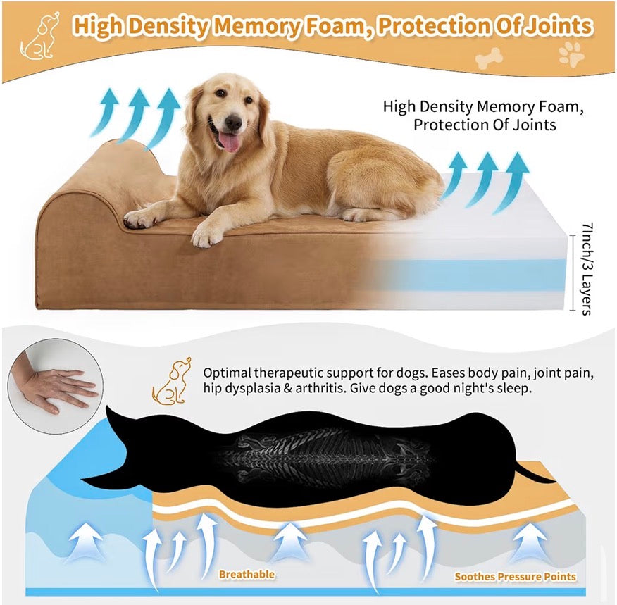 ComfyK9 XL Orthopedic Dog Bed
