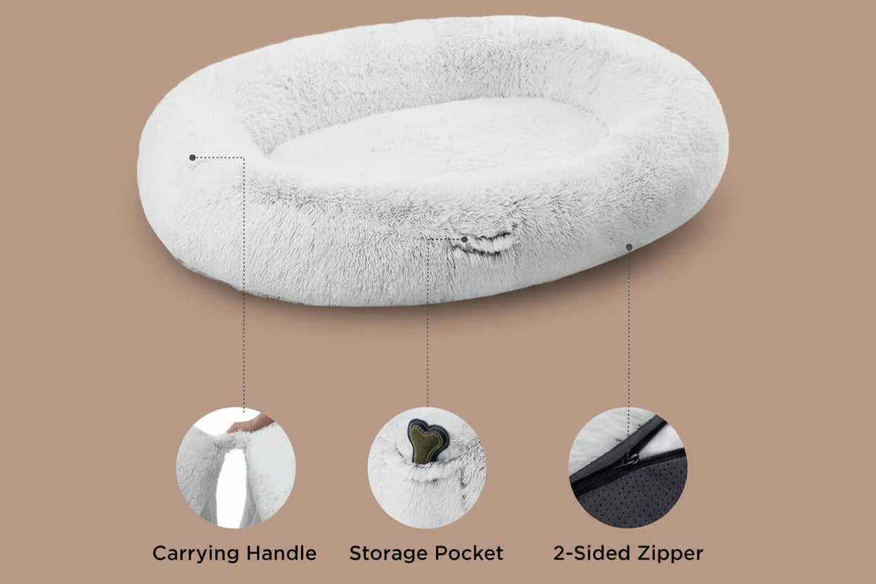 THE PLUFL Comfy Human Dog Bed