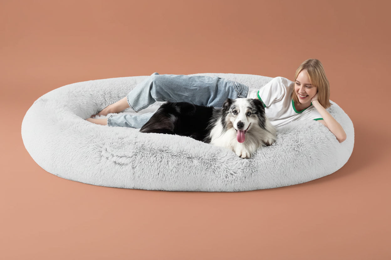 THE PLUFL Comfy Human Dog Bed
