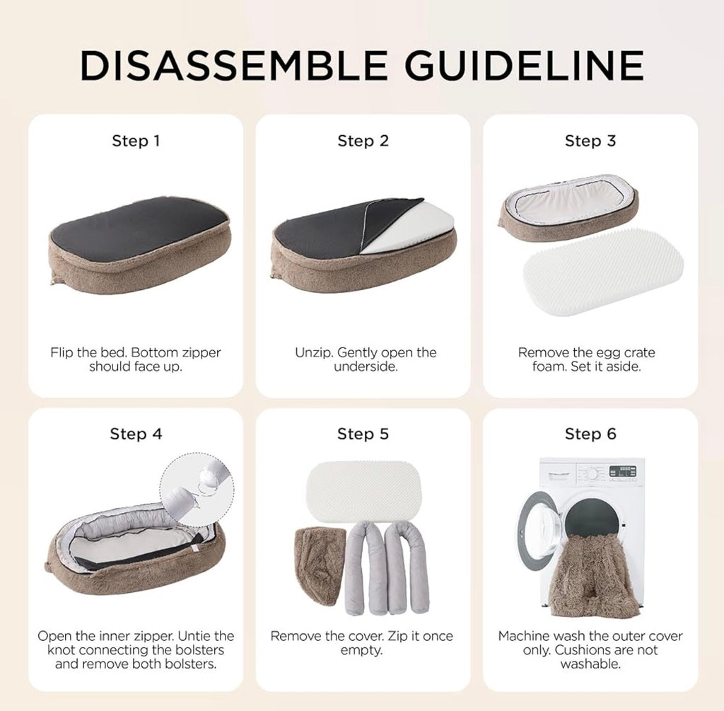 THE PLUFL Comfy Human Dog Bed