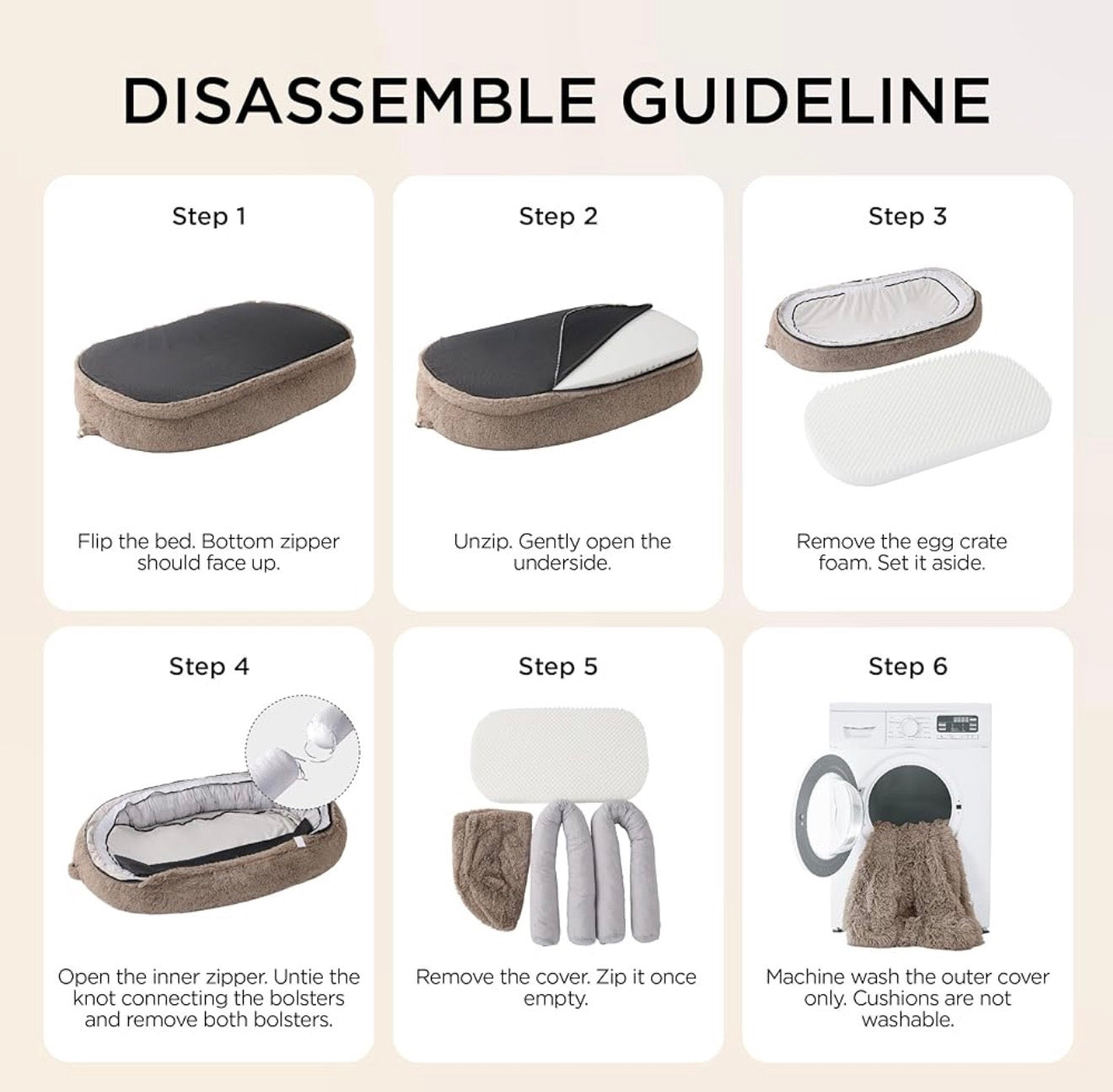 THE PLUFL Comfy Human Dog Bed