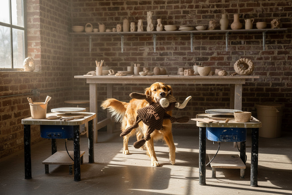 HuggleHounds Texas Longhorn Plush Toy L