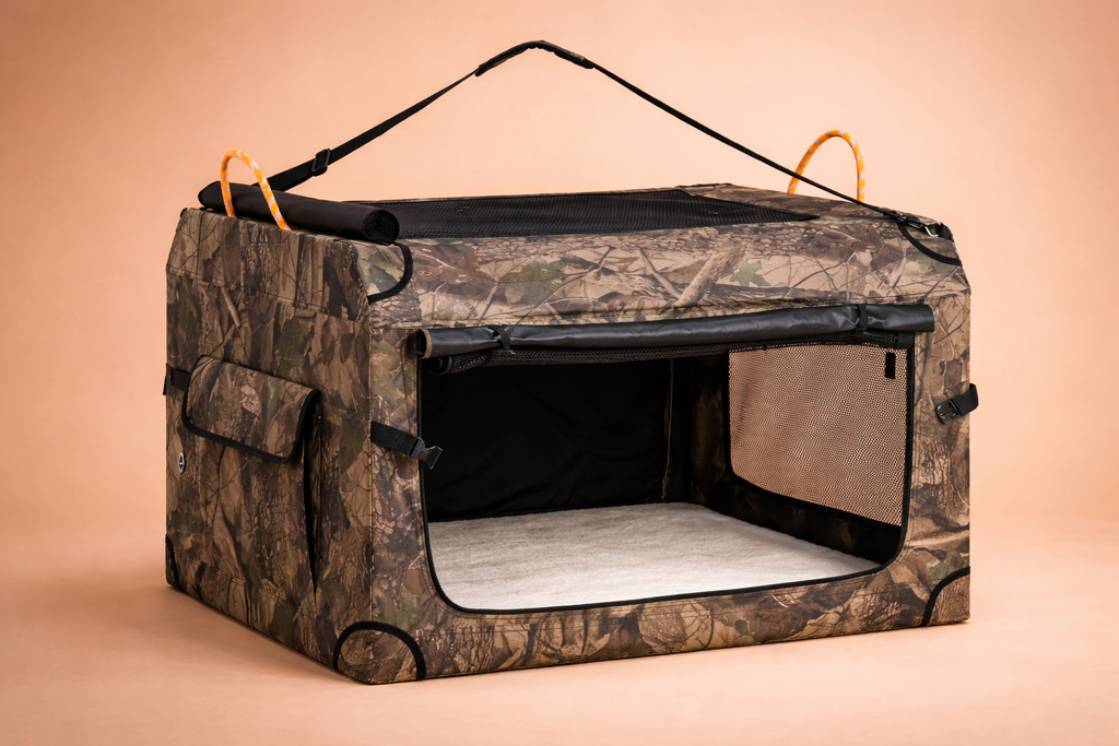 KOOPRO Camo TravelDog Crate