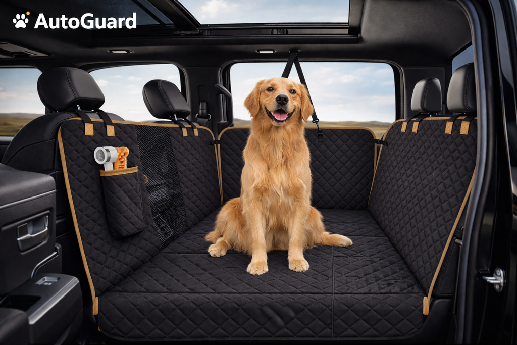 AutoGuard Deluxe Dog Car Seat Cover