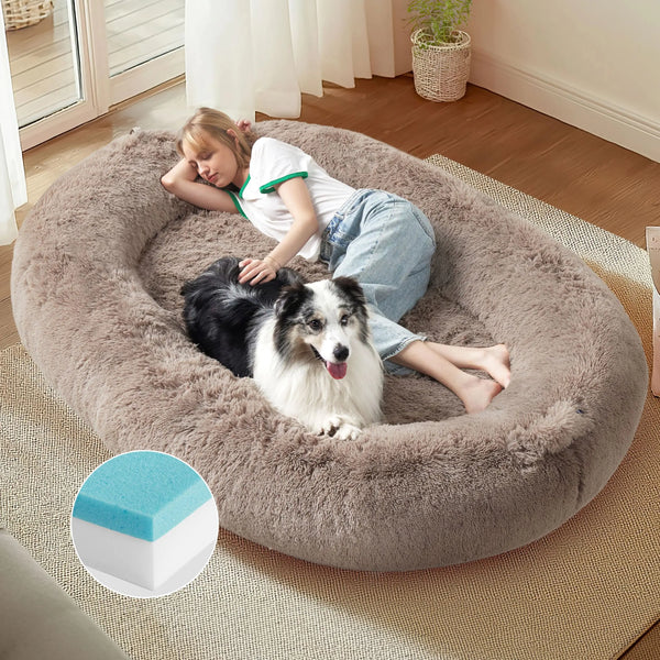 THE PLUFL Comfy Human Dog Bed